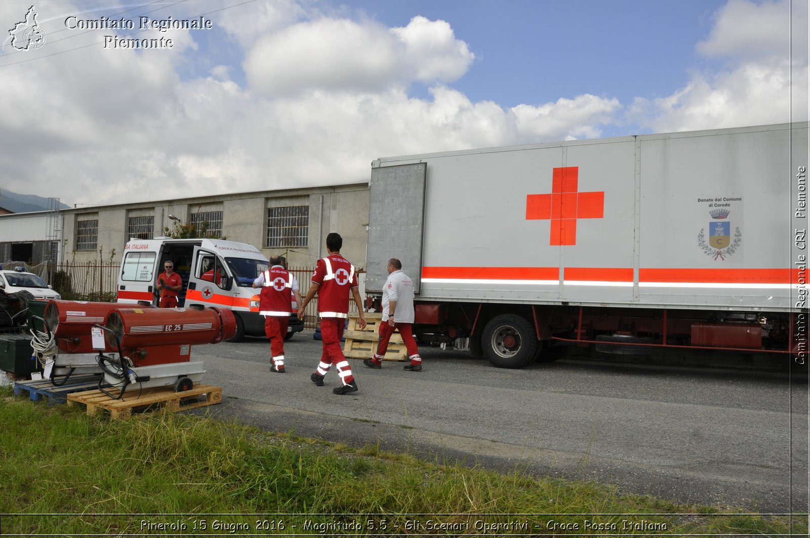 Pinerolo 15 Giugno 2016 - Magnitudo 5.5 - Gli Scenari Operativi - Croce Rossa Italiana- Comitato Regionale del Piemonte