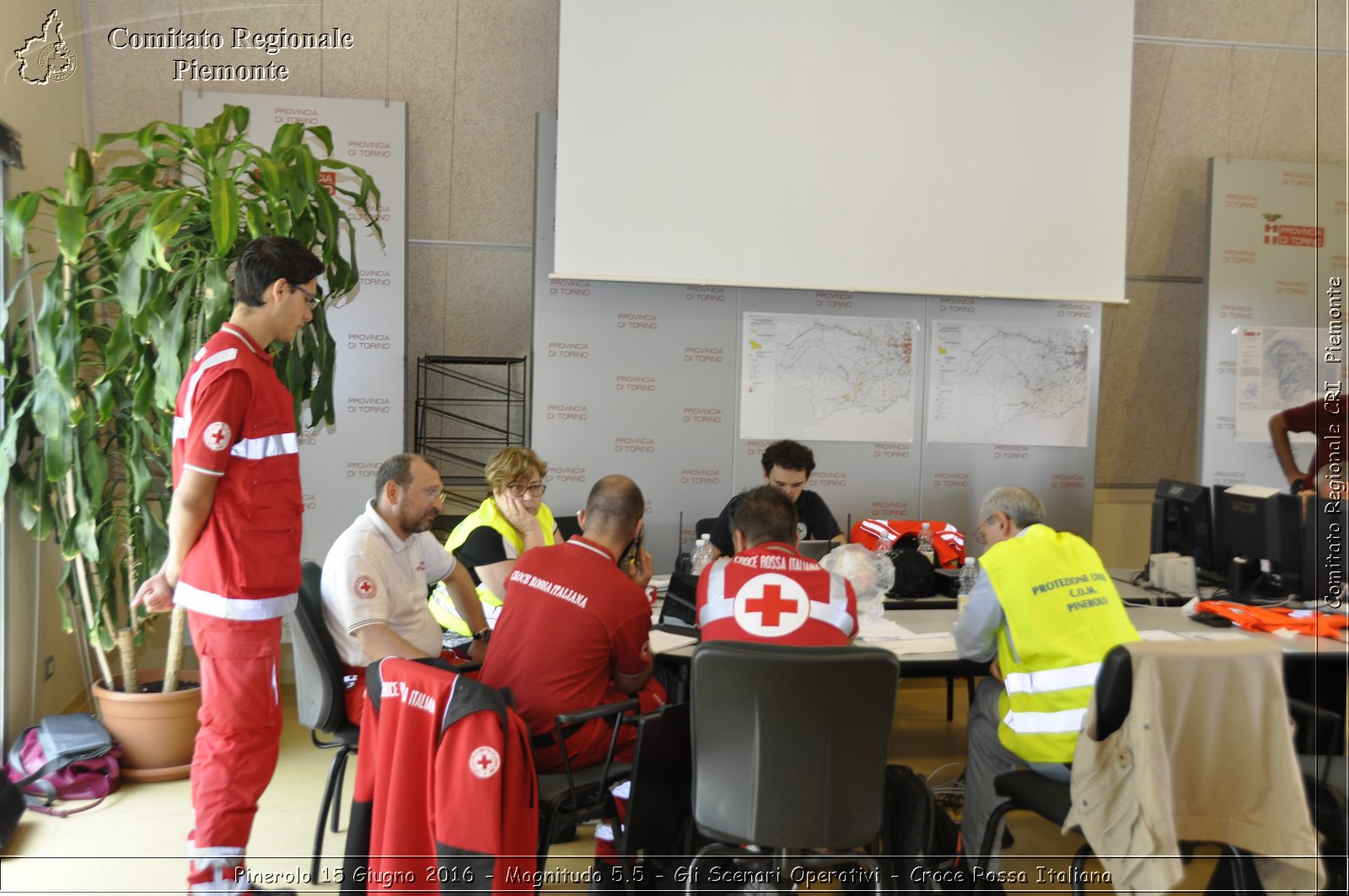 Pinerolo 15 Giugno 2016 - Magnitudo 5.5 - Gli Scenari Operativi - Croce Rossa Italiana- Comitato Regionale del Piemonte