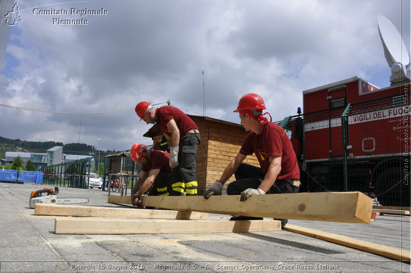 Pinerolo 15 Giugno 2016 - Magnitudo 5.5 - Gli Scenari Operativi - Croce Rossa Italiana- Comitato Regionale del Piemonte