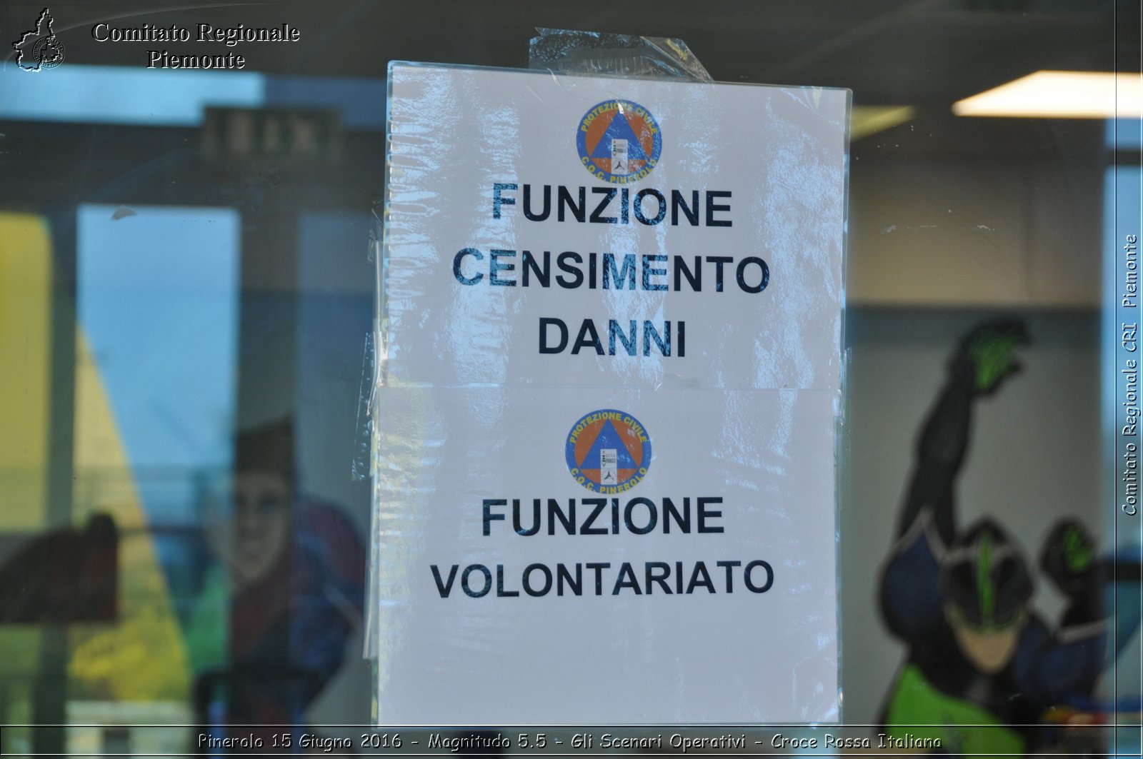 Pinerolo 15 Giugno 2016 - Magnitudo 5.5 - Gli Scenari Operativi - Croce Rossa Italiana- Comitato Regionale del Piemonte