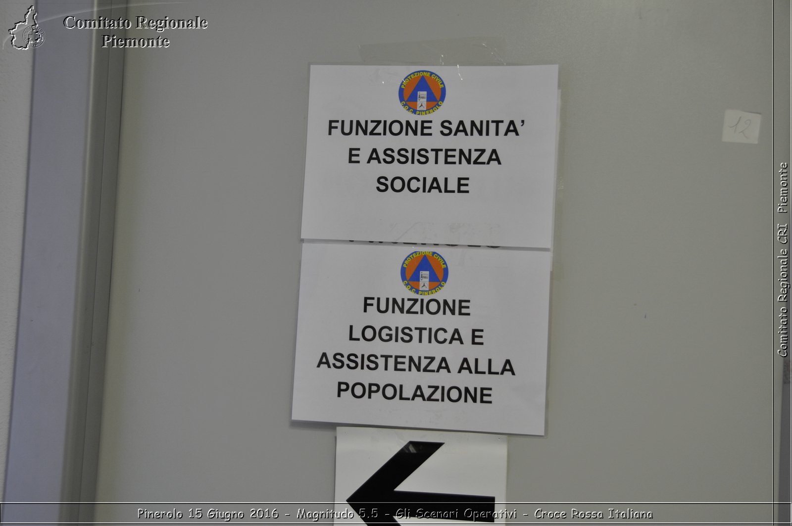 Pinerolo 15 Giugno 2016 - Magnitudo 5.5 - Gli Scenari Operativi - Croce Rossa Italiana- Comitato Regionale del Piemonte