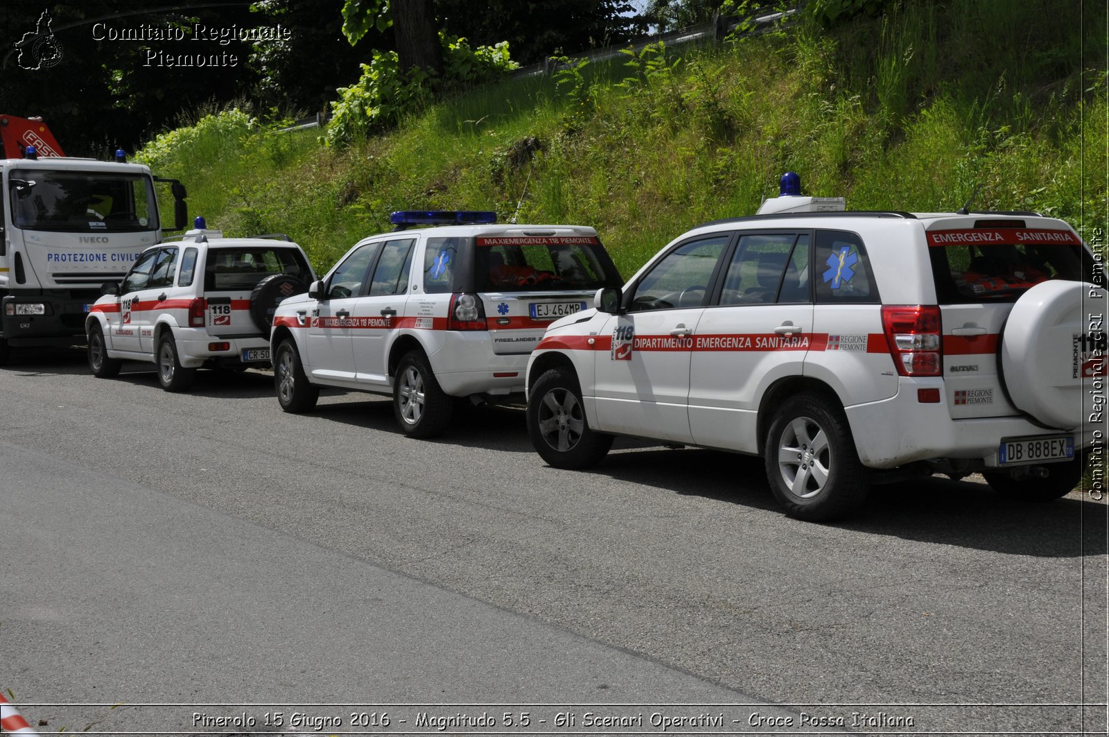 Pinerolo 15 Giugno 2016 - Magnitudo 5.5 - Gli Scenari Operativi - Croce Rossa Italiana- Comitato Regionale del Piemonte