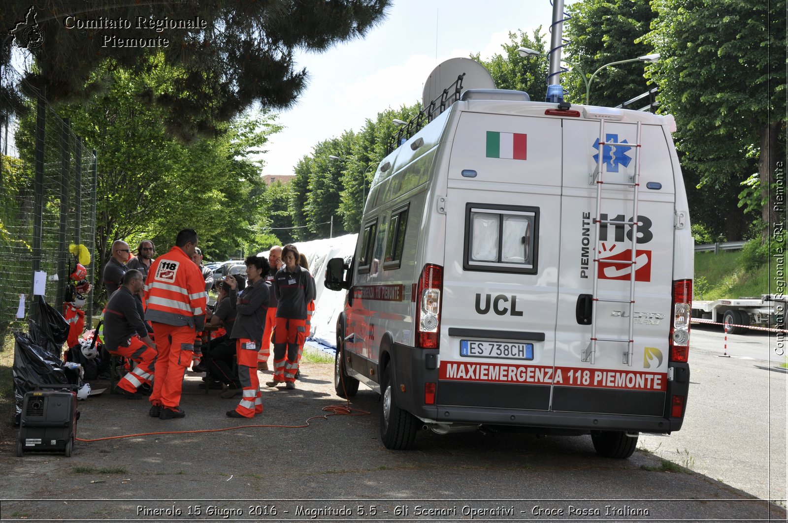 Pinerolo 15 Giugno 2016 - Magnitudo 5.5 - Gli Scenari Operativi - Croce Rossa Italiana- Comitato Regionale del Piemonte