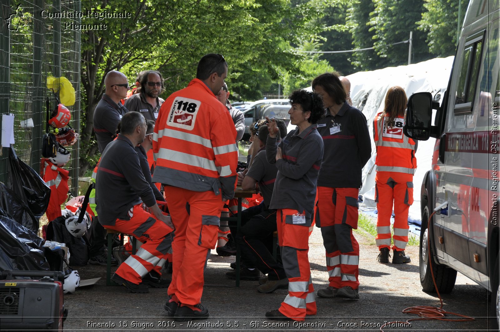 Pinerolo 15 Giugno 2016 - Magnitudo 5.5 - Gli Scenari Operativi - Croce Rossa Italiana- Comitato Regionale del Piemonte