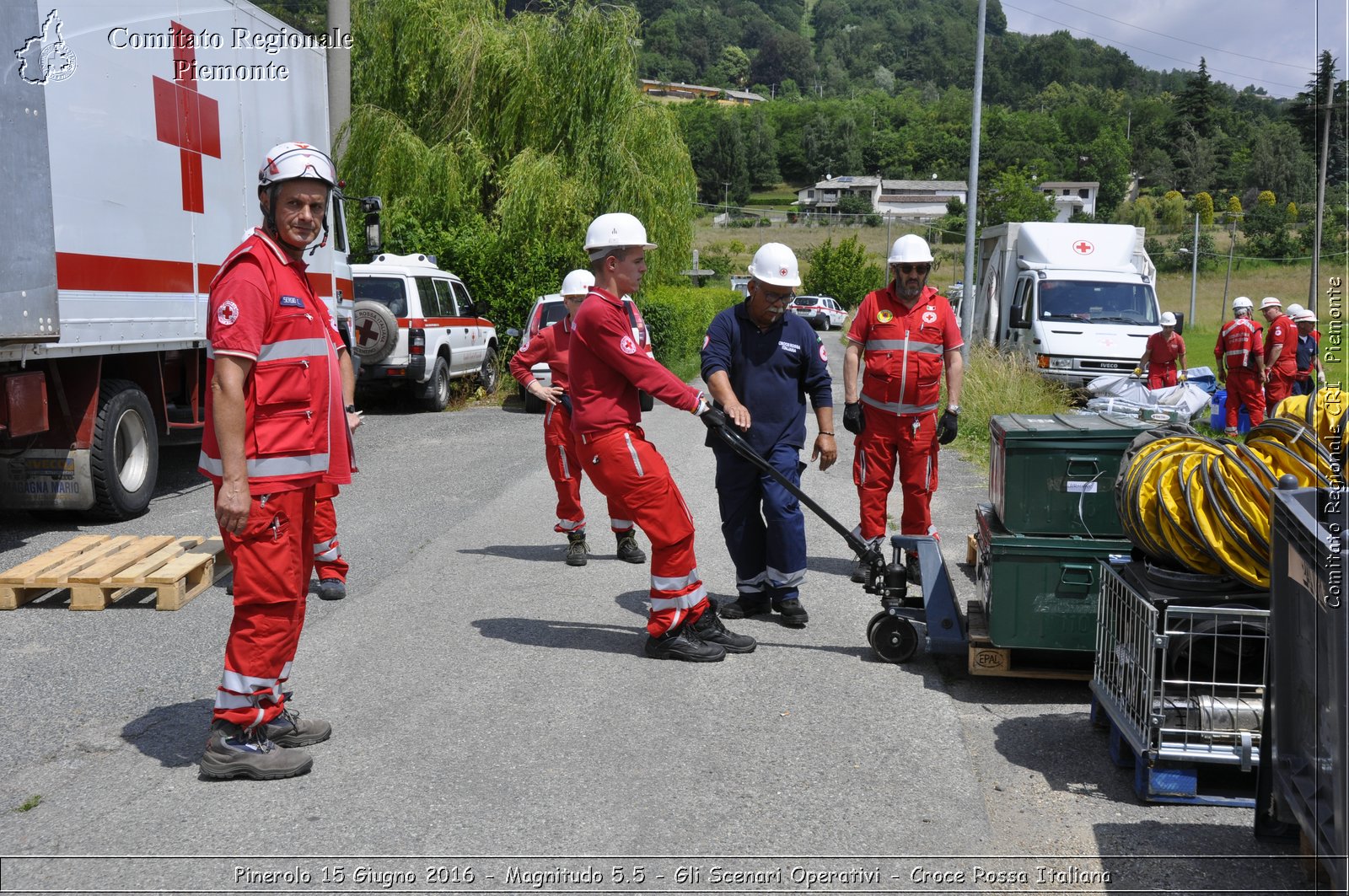 Pinerolo 15 Giugno 2016 - Magnitudo 5.5 - Gli Scenari Operativi - Croce Rossa Italiana- Comitato Regionale del Piemonte