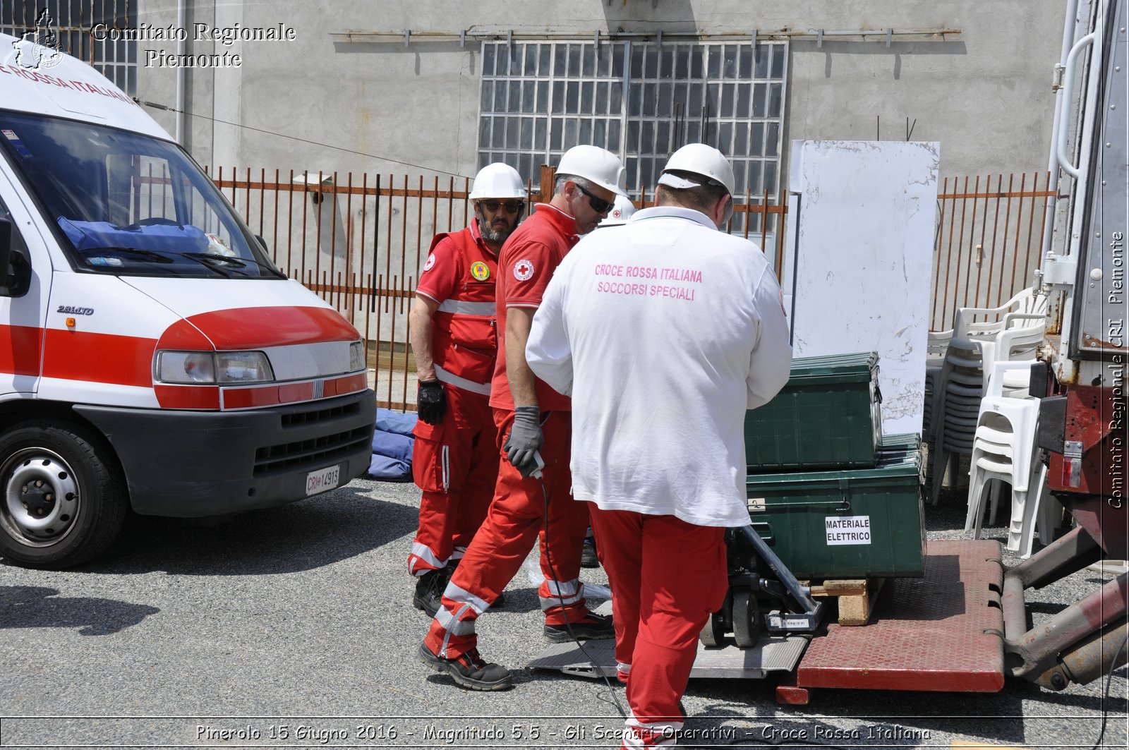 Pinerolo 15 Giugno 2016 - Magnitudo 5.5 - Gli Scenari Operativi - Croce Rossa Italiana- Comitato Regionale del Piemonte