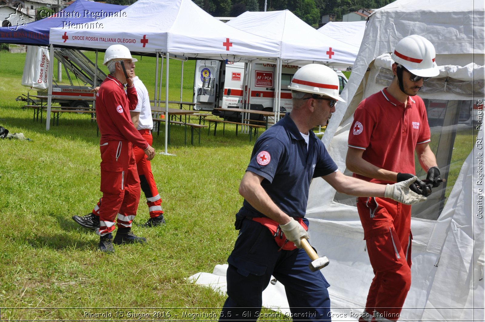 Pinerolo 15 Giugno 2016 - Magnitudo 5.5 - Gli Scenari Operativi - Croce Rossa Italiana- Comitato Regionale del Piemonte