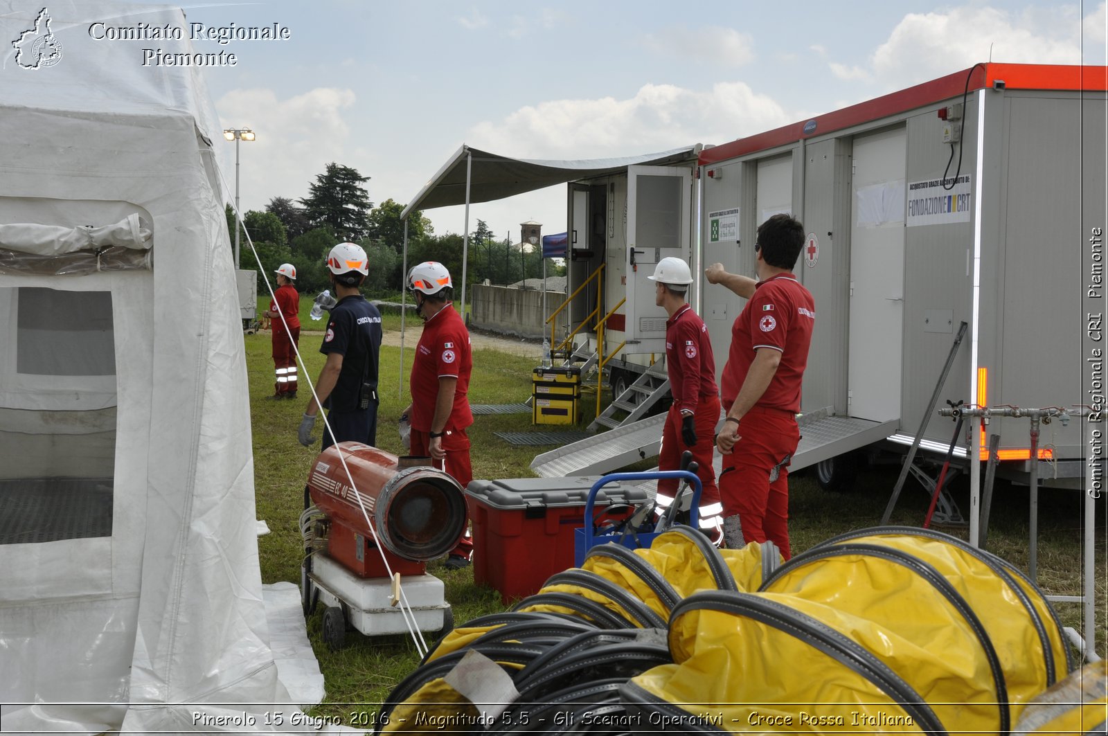 Pinerolo 15 Giugno 2016 - Magnitudo 5.5 - Gli Scenari Operativi - Croce Rossa Italiana- Comitato Regionale del Piemonte