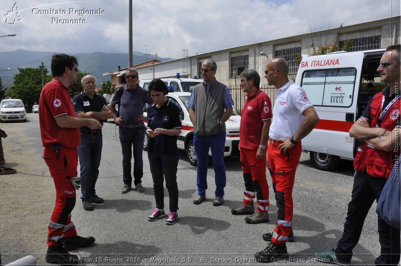 Pinerolo 15 Giugno 2016 - Magnitudo 5.5 - Gli Scenari Operativi - Croce Rossa Italiana- Comitato Regionale del Piemonte