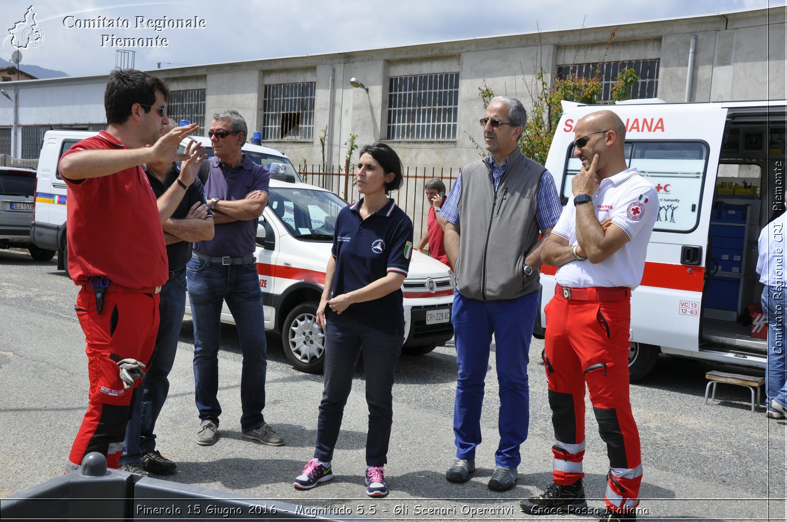 Pinerolo 15 Giugno 2016 - Magnitudo 5.5 - Gli Scenari Operativi - Croce Rossa Italiana- Comitato Regionale del Piemonte