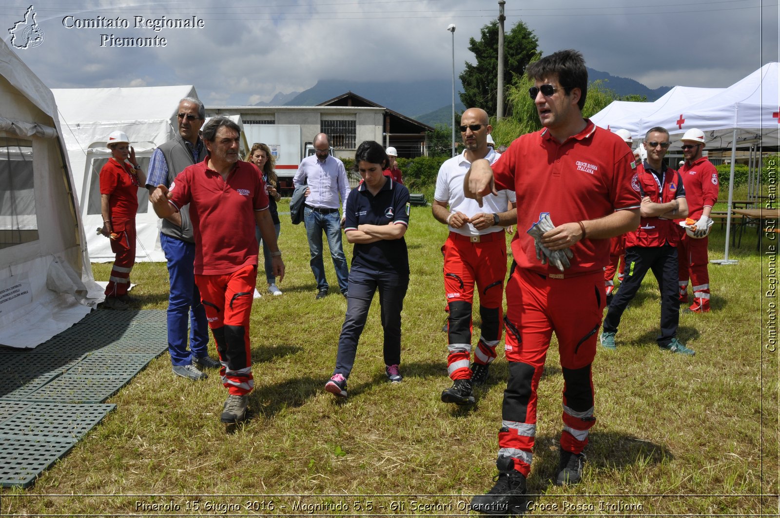 Pinerolo 15 Giugno 2016 - Magnitudo 5.5 - Gli Scenari Operativi - Croce Rossa Italiana- Comitato Regionale del Piemonte