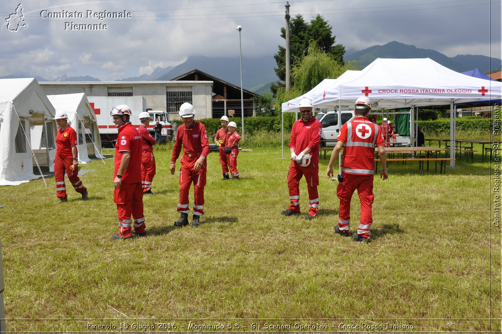 Pinerolo 15 Giugno 2016 - Magnitudo 5.5 - Gli Scenari Operativi - Croce Rossa Italiana- Comitato Regionale del Piemonte