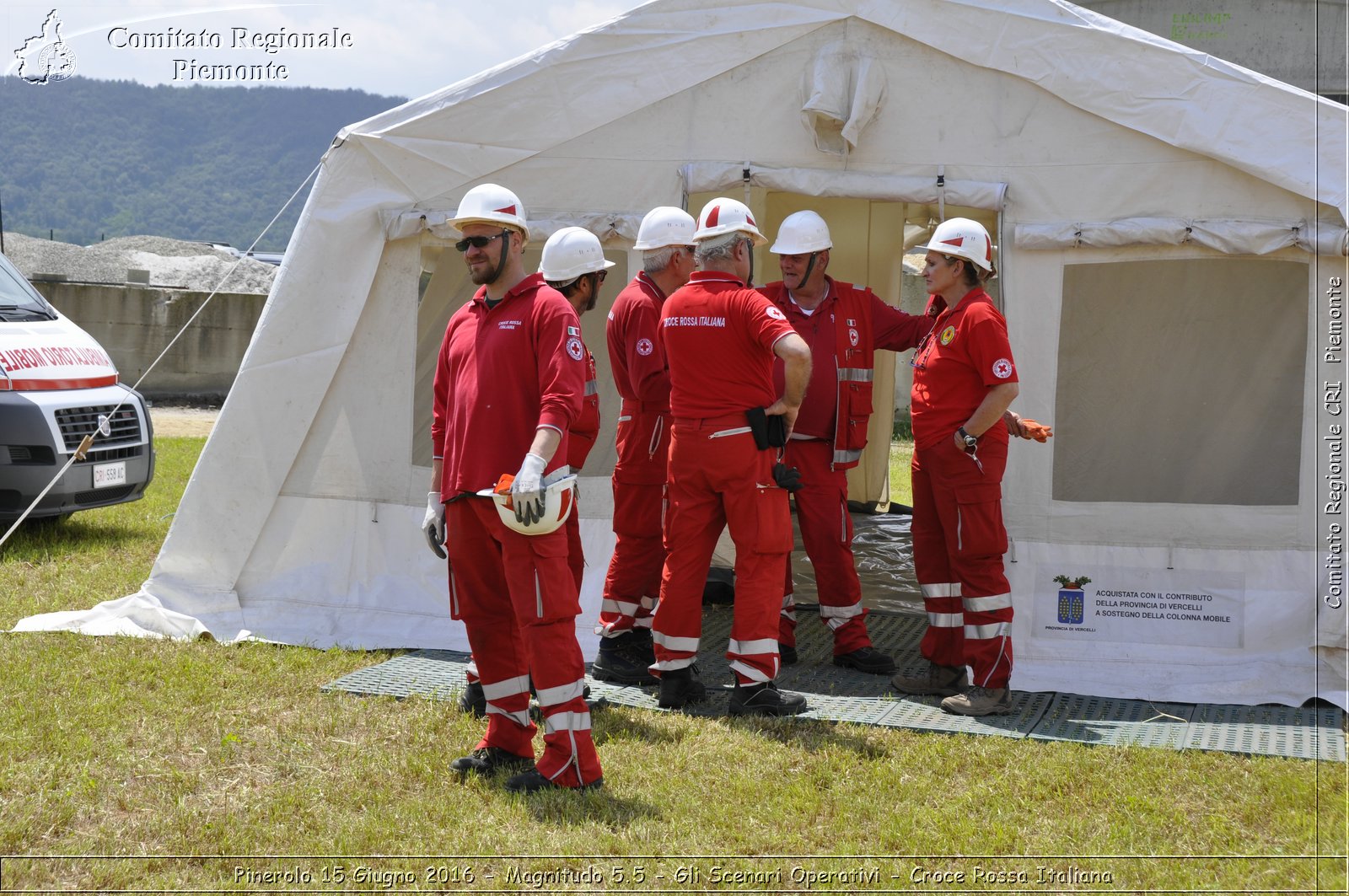 Pinerolo 15 Giugno 2016 - Magnitudo 5.5 - Gli Scenari Operativi - Croce Rossa Italiana- Comitato Regionale del Piemonte