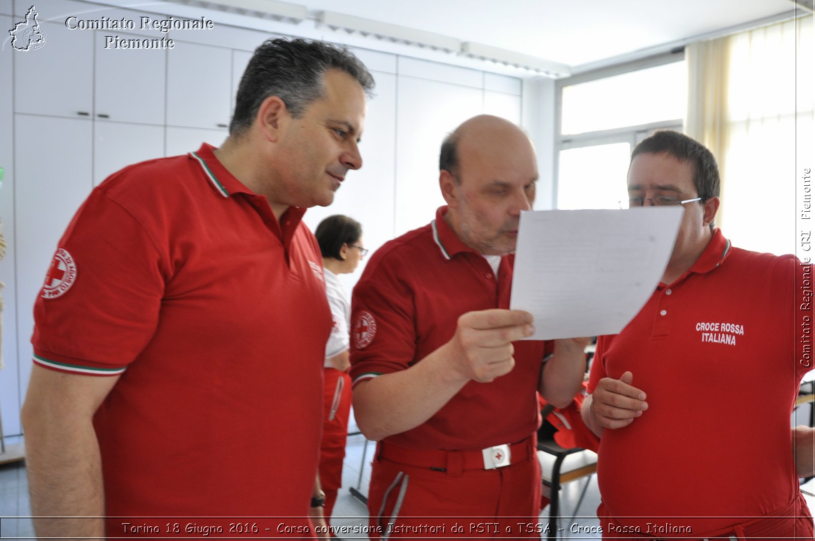 Torino 18 Giugno 2016 - Corso conversione Istruttori da PSTI a TSSA - Croce Rossa Italiana- Comitato Regionale del Piemonte