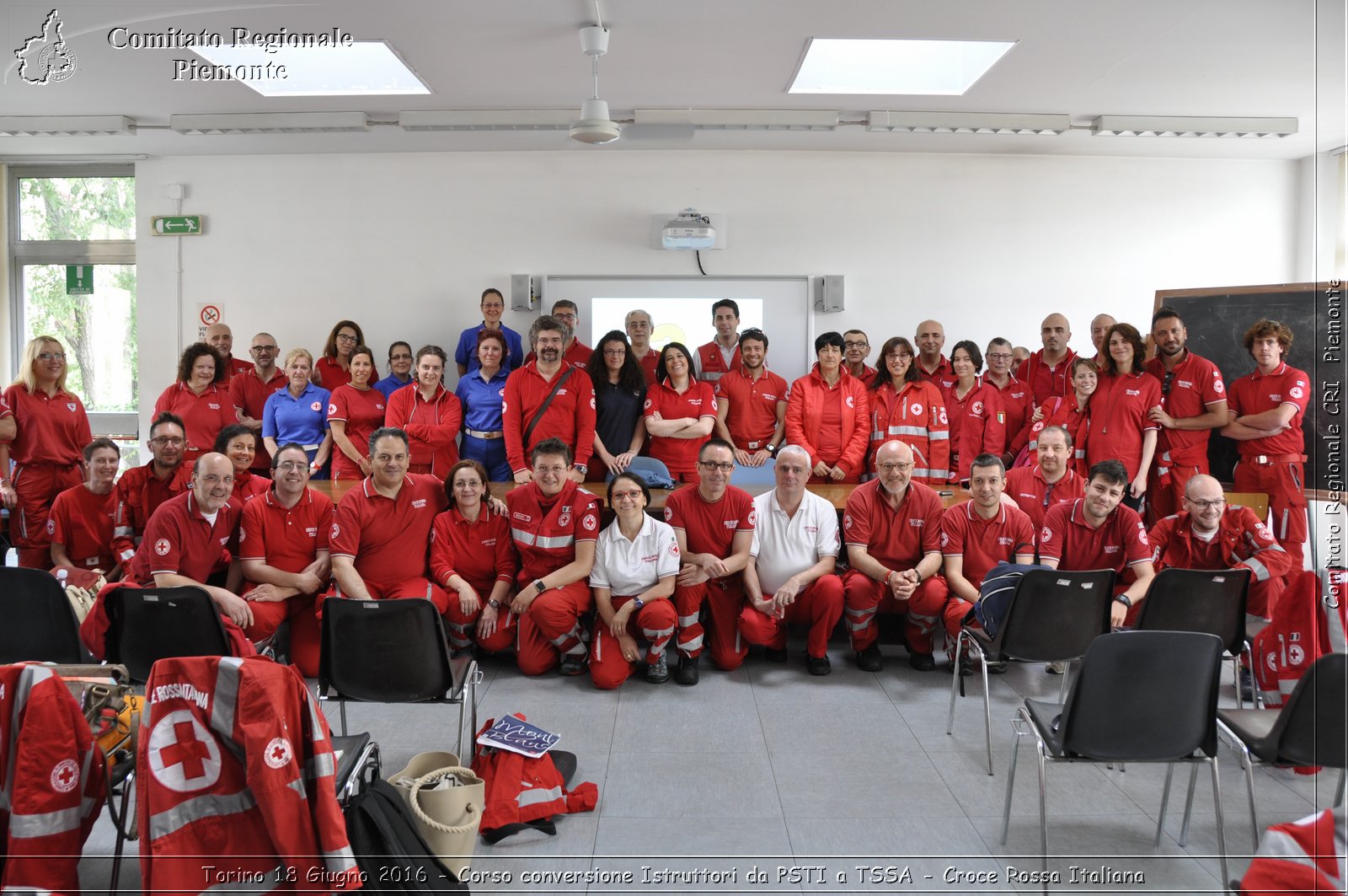 Torino 18 Giugno 2016 - Corso conversione Istruttori da PSTI a TSSA - Croce Rossa Italiana- Comitato Regionale del Piemonte