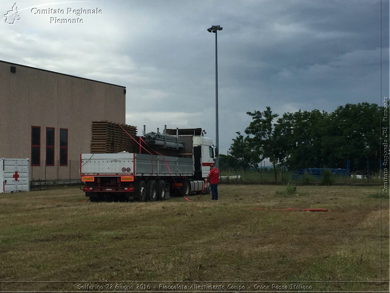 Solferino 22 Giugno 2016 - Fiaccolata Allestimento Campo - Croce Rossa Italiana- Comitato Regionale del Piemonte