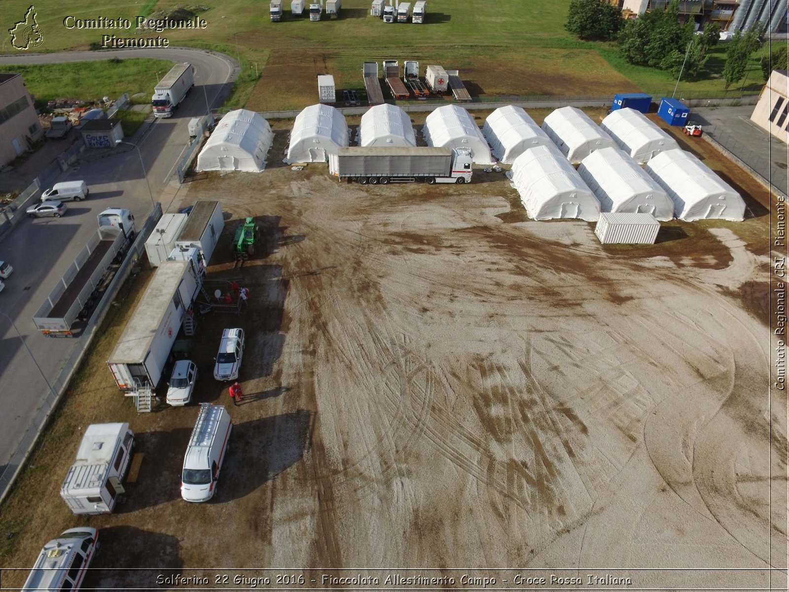 Solferino 22 Giugno 2016 - Fiaccolata Allestimento Campo - Croce Rossa Italiana- Comitato Regionale del Piemonte