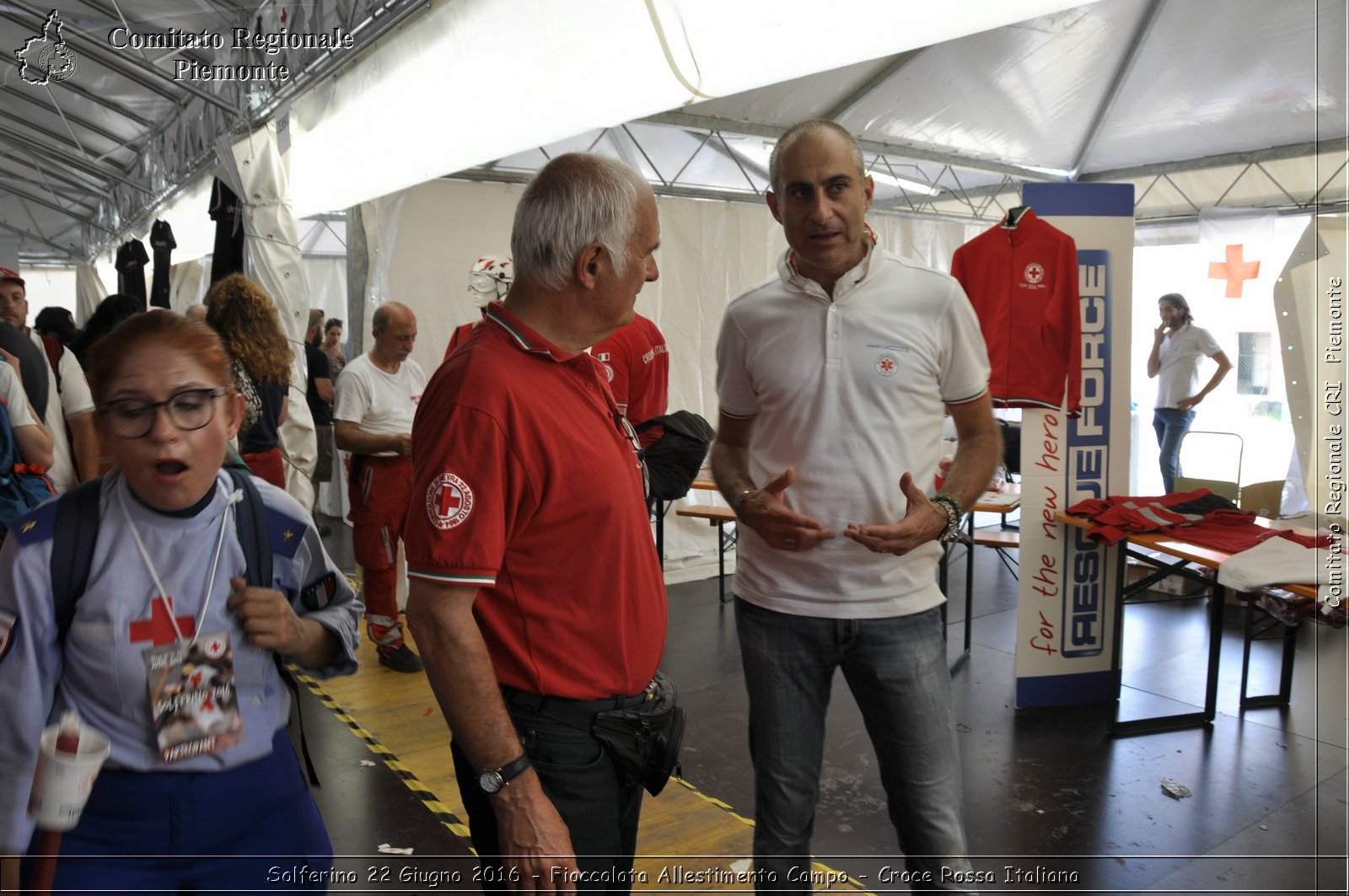 Solferino 22 Giugno 2016 - Fiaccolata Allestimento Campo - Croce Rossa Italiana- Comitato Regionale del Piemonte