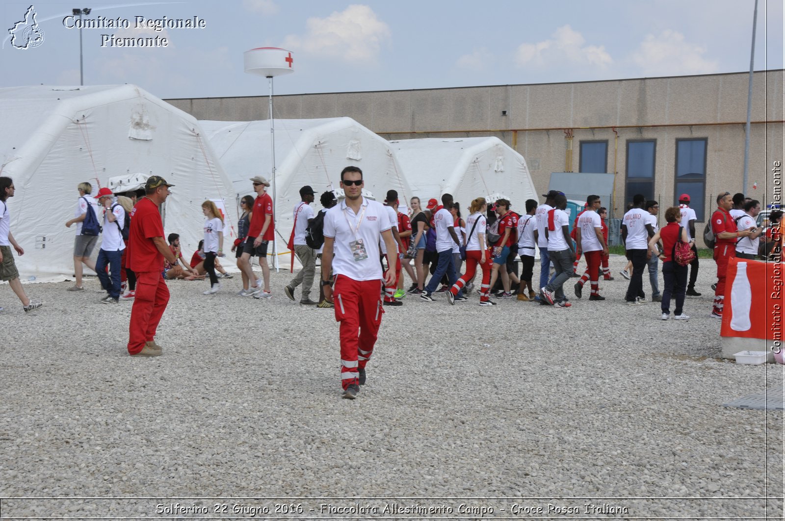 Solferino 22 Giugno 2016 - Fiaccolata Allestimento Campo - Croce Rossa Italiana- Comitato Regionale del Piemonte