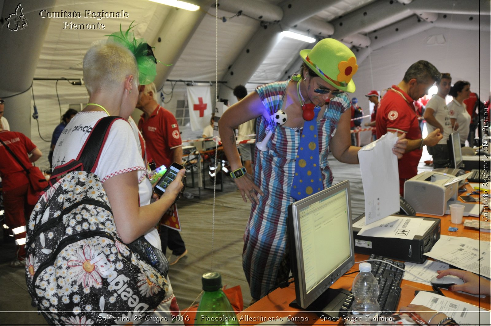 Solferino 22 Giugno 2016 - Fiaccolata Allestimento Campo - Croce Rossa Italiana- Comitato Regionale del Piemonte