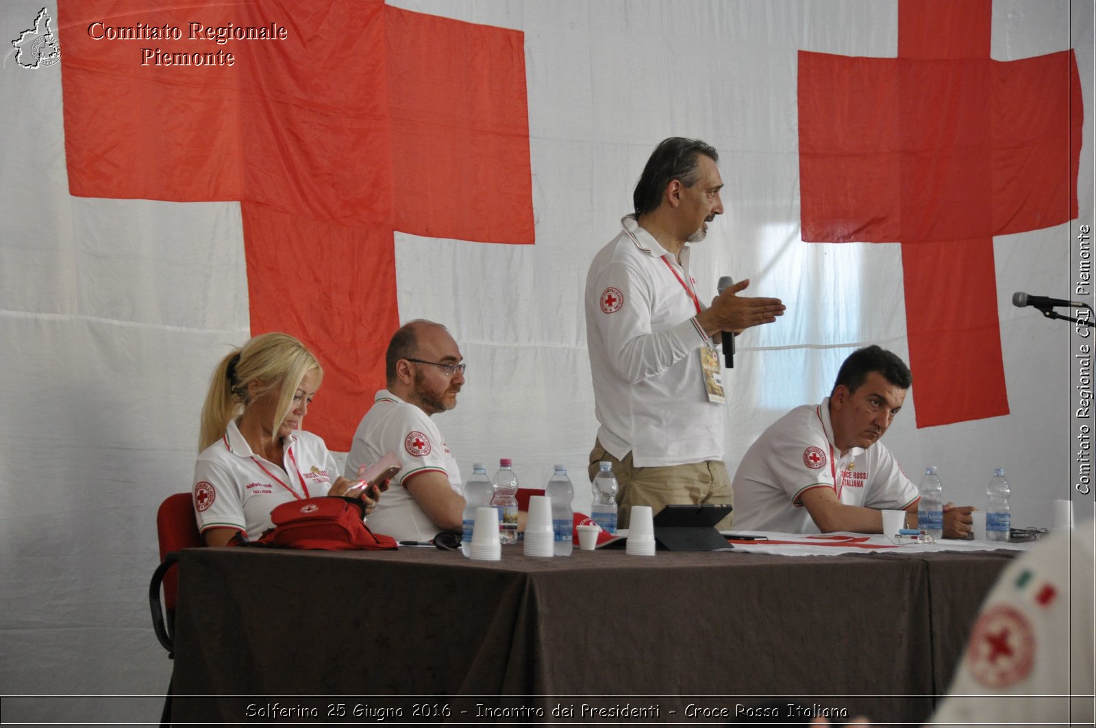 Solferino 25 Giugno 2016 - Incontro dei Presidenti - Croce Rossa Italiana- Comitato Regionale del Piemonte