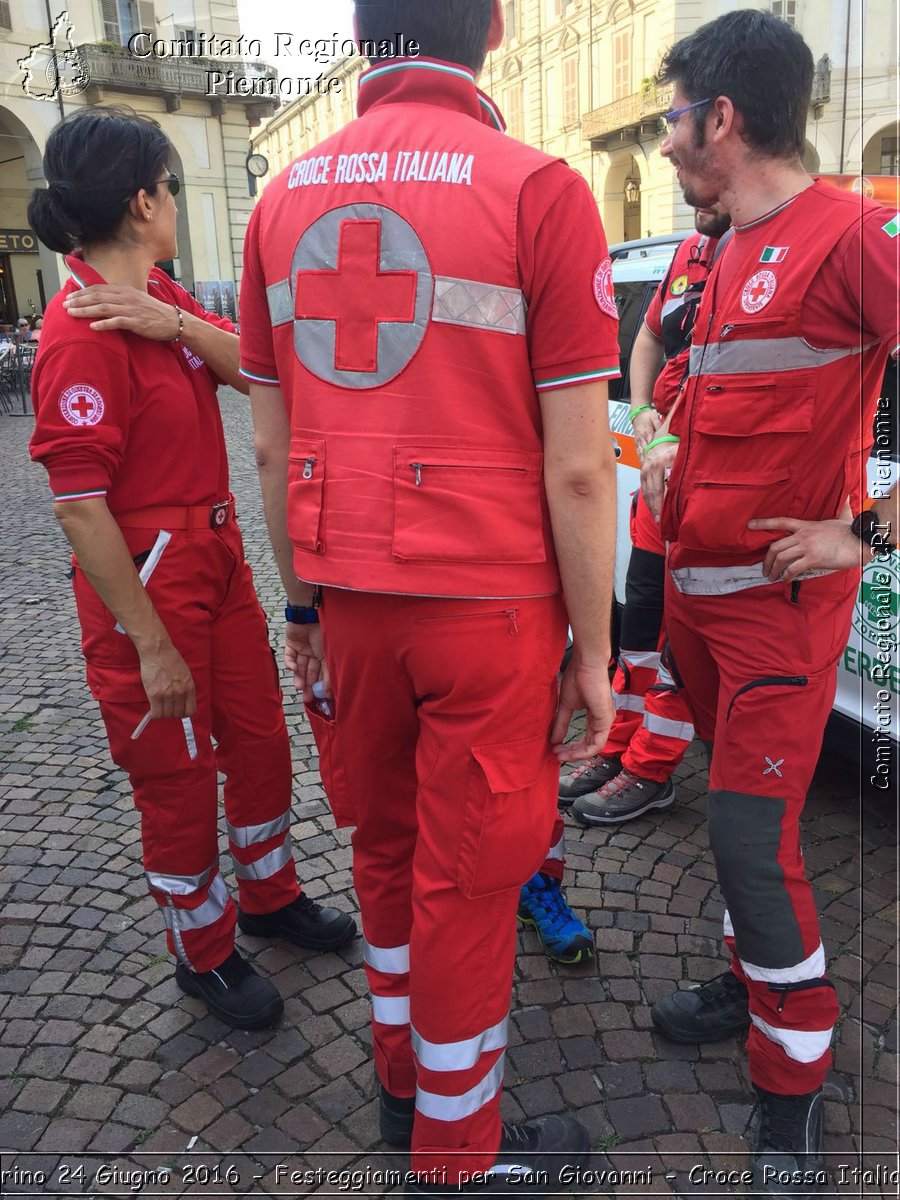 Torino 24 Giugno 2016 - Festeggiamenti per San Giovanni - Croce Rossa Italiana- Comitato Regionale del Piemonte