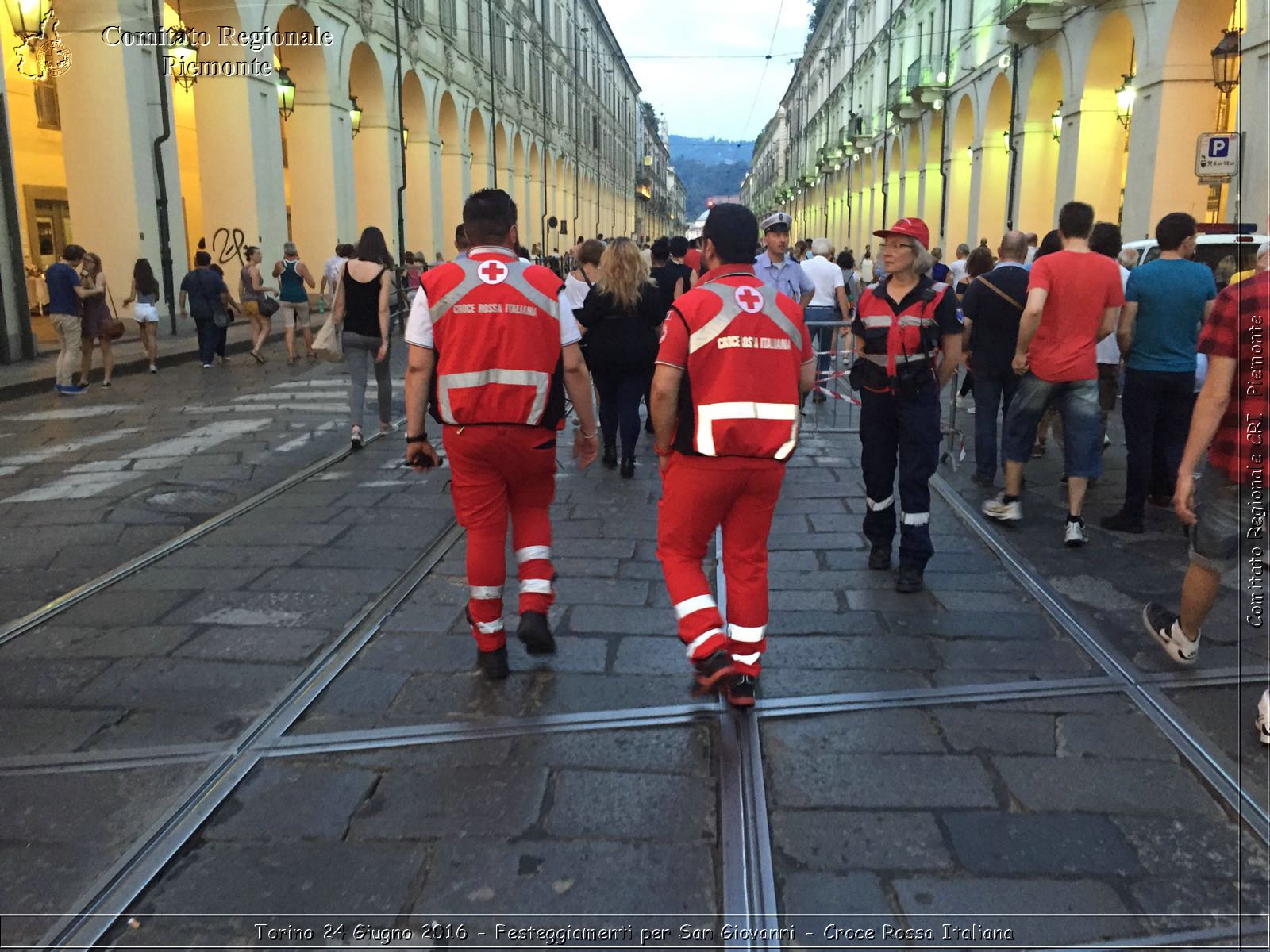 Torino 24 Giugno 2016 - Festeggiamenti per San Giovanni - Croce Rossa Italiana- Comitato Regionale del Piemonte