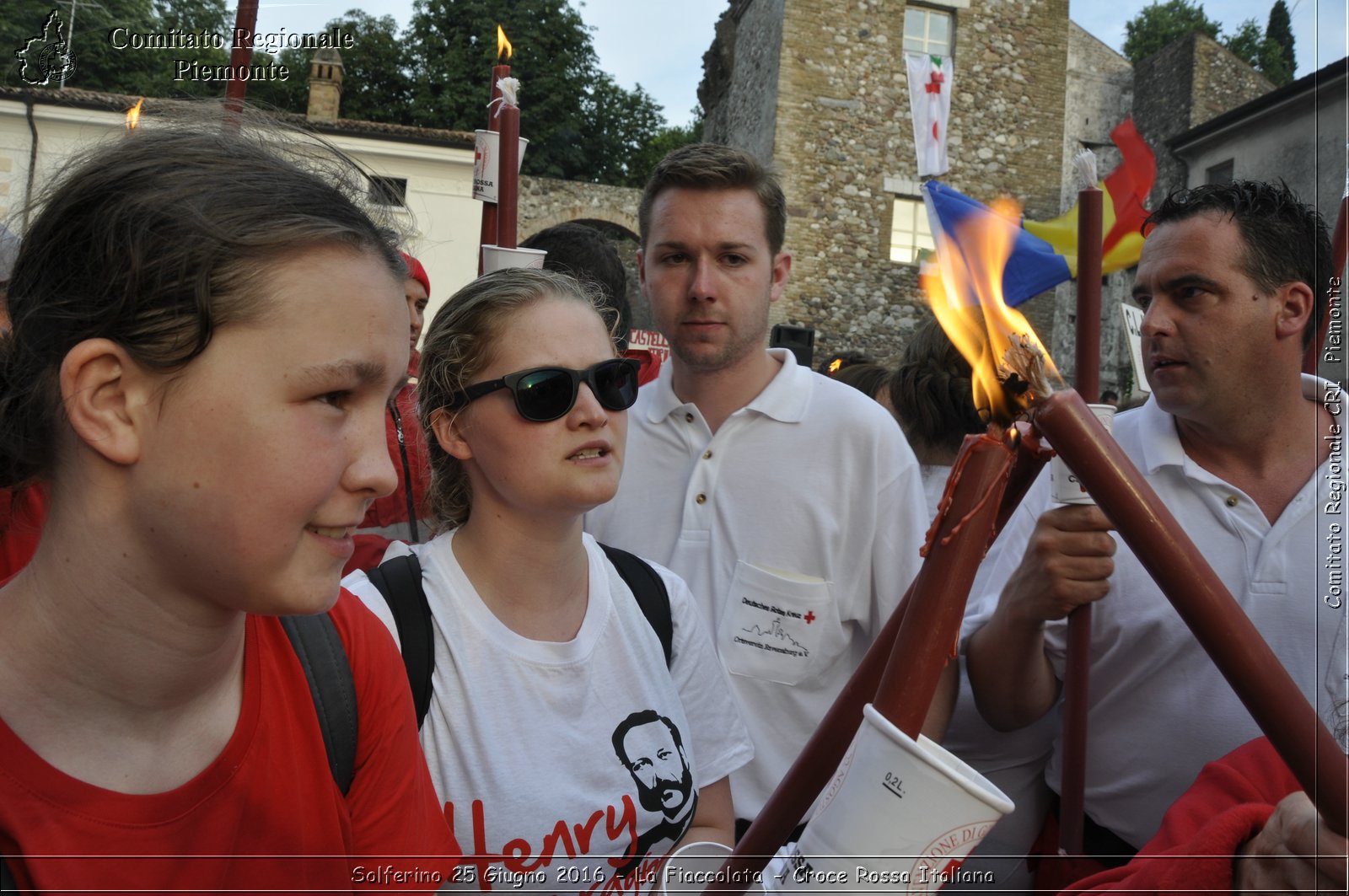 Solferino 25 Giugno 2016 - La Fiaccolata - Croce Rossa Italiana- Comitato Regionale del Piemonte