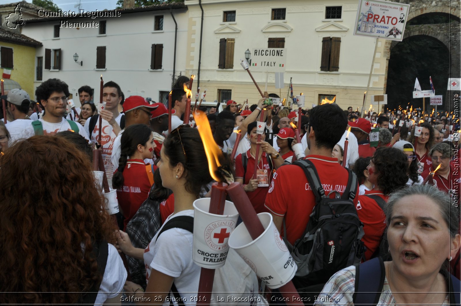 Solferino 25 Giugno 2016 - La Fiaccolata - Croce Rossa Italiana- Comitato Regionale del Piemonte