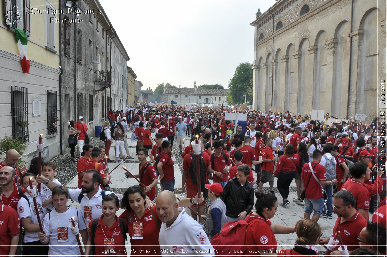 Solferino 25 Giugno 2016 - La Fiaccolata - Croce Rossa Italiana- Comitato Regionale del Piemonte