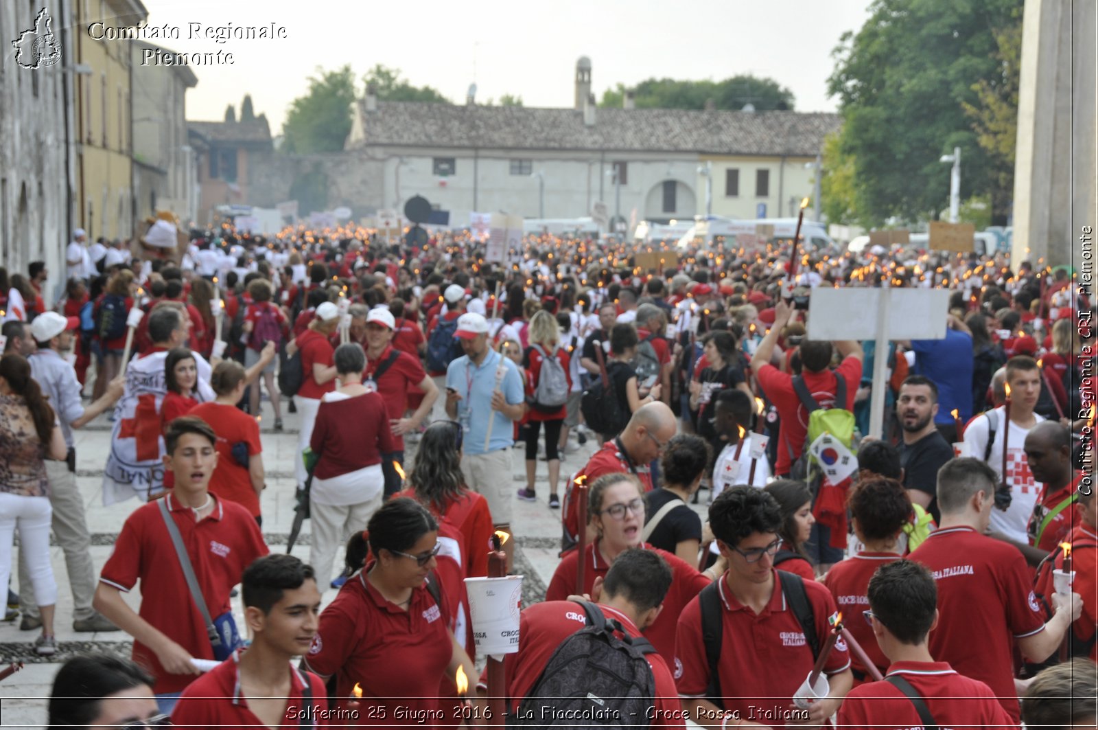 Solferino 25 Giugno 2016 - La Fiaccolata - Croce Rossa Italiana- Comitato Regionale del Piemonte