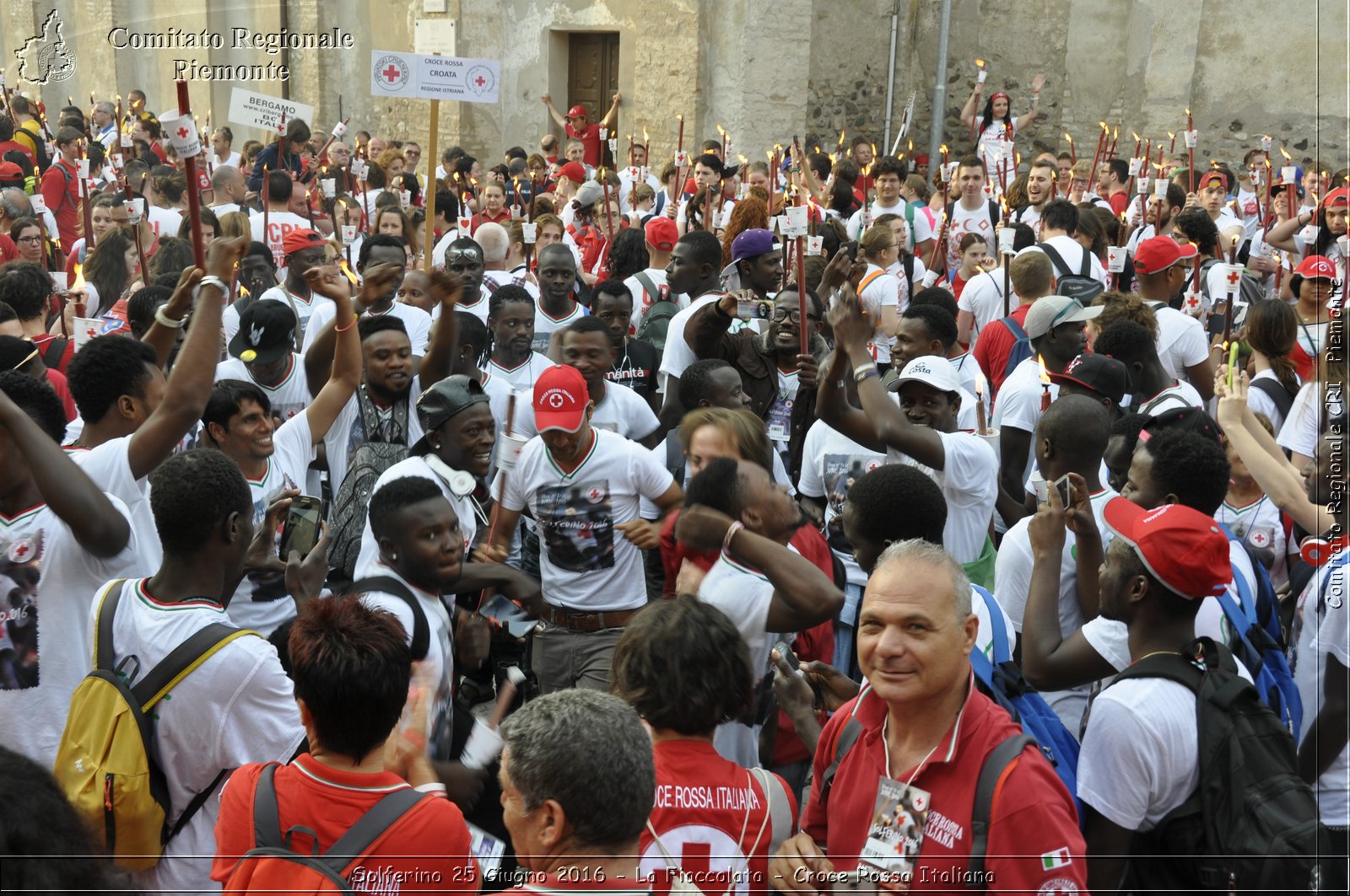 Solferino 25 Giugno 2016 - La Fiaccolata - Croce Rossa Italiana- Comitato Regionale del Piemonte