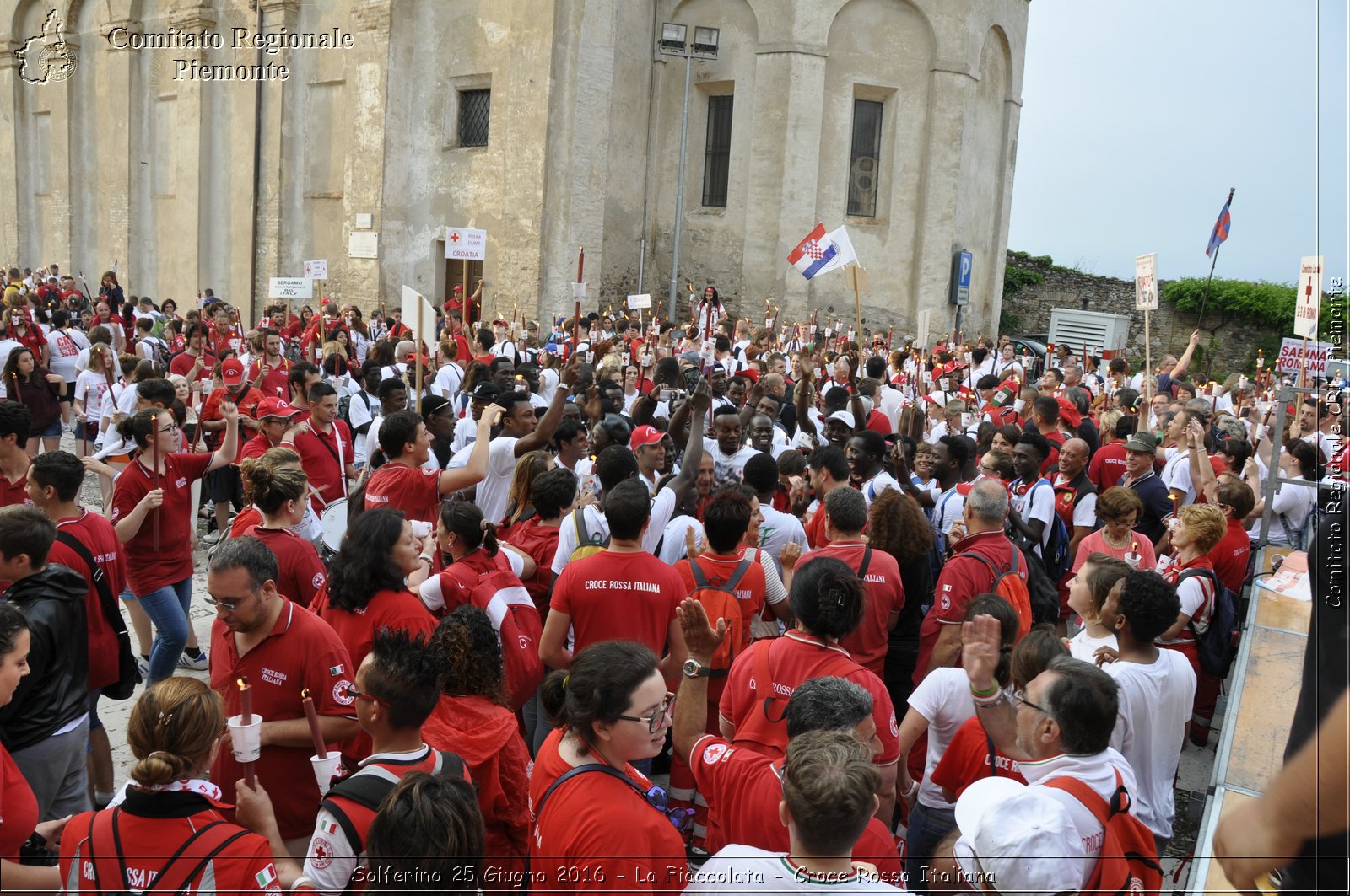 Solferino 25 Giugno 2016 - La Fiaccolata - Croce Rossa Italiana- Comitato Regionale del Piemonte