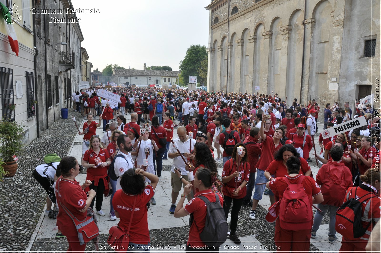 Solferino 25 Giugno 2016 - La Fiaccolata - Croce Rossa Italiana- Comitato Regionale del Piemonte