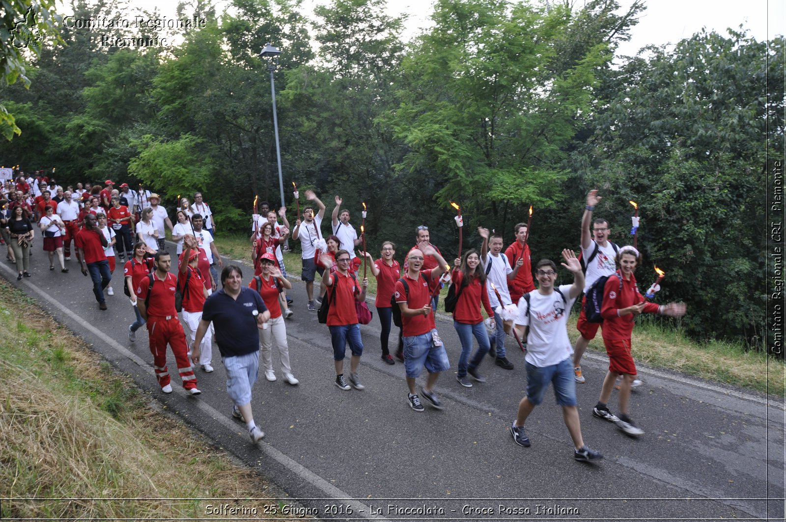 Solferino 25 Giugno 2016 - La Fiaccolata - Croce Rossa Italiana- Comitato Regionale del Piemonte