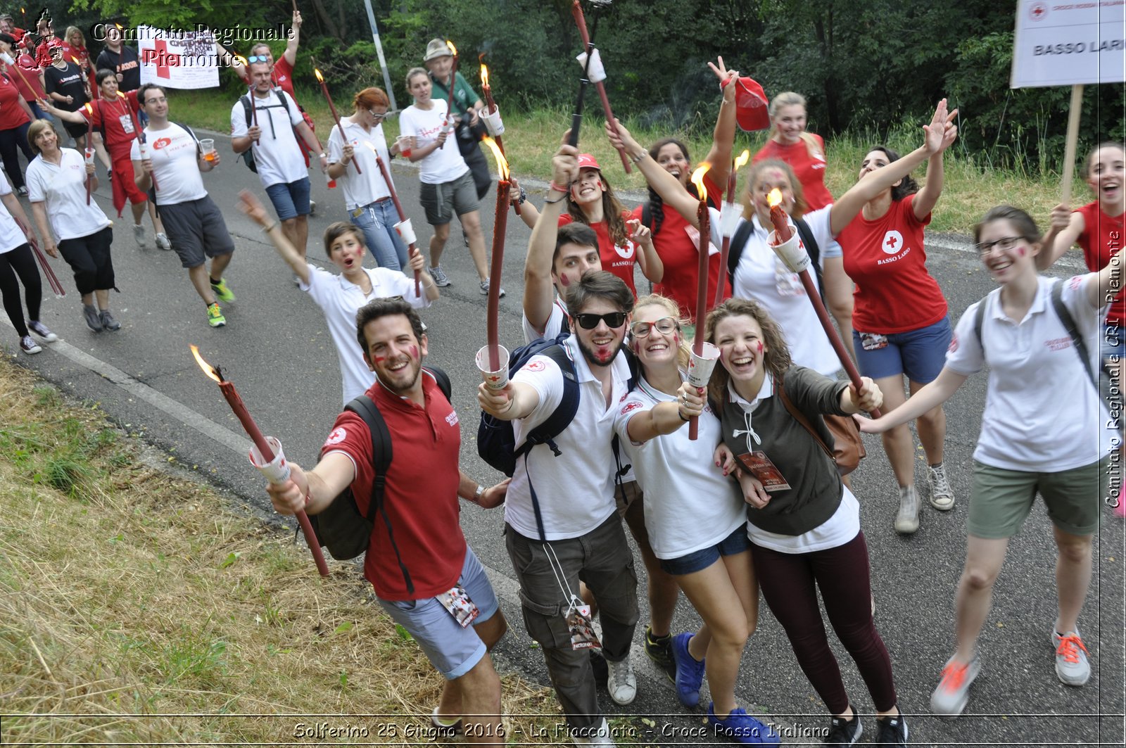 Solferino 25 Giugno 2016 - La Fiaccolata - Croce Rossa Italiana- Comitato Regionale del Piemonte