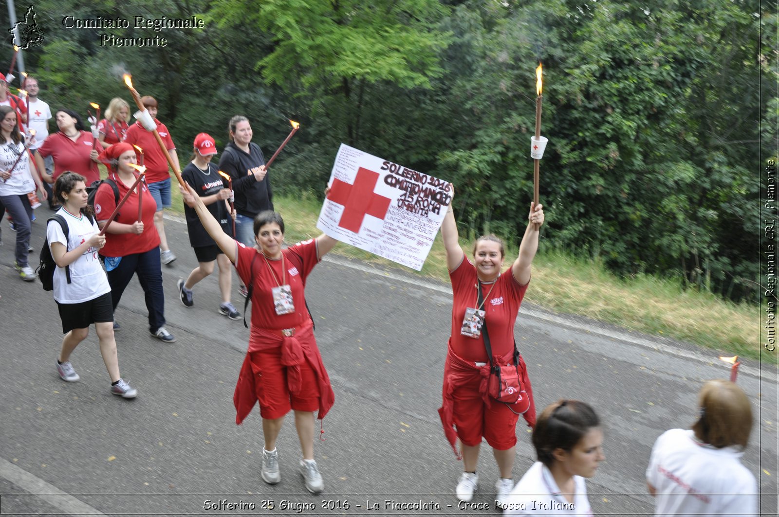 Solferino 25 Giugno 2016 - La Fiaccolata - Croce Rossa Italiana- Comitato Regionale del Piemonte