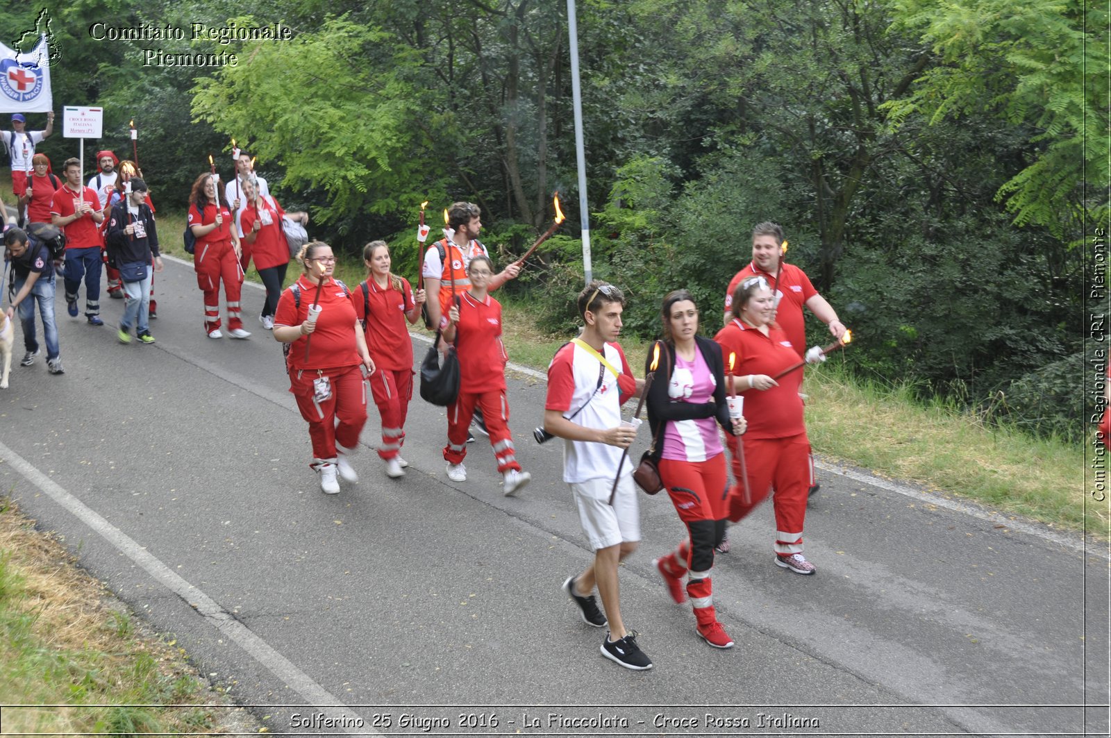 Solferino 25 Giugno 2016 - La Fiaccolata - Croce Rossa Italiana- Comitato Regionale del Piemonte