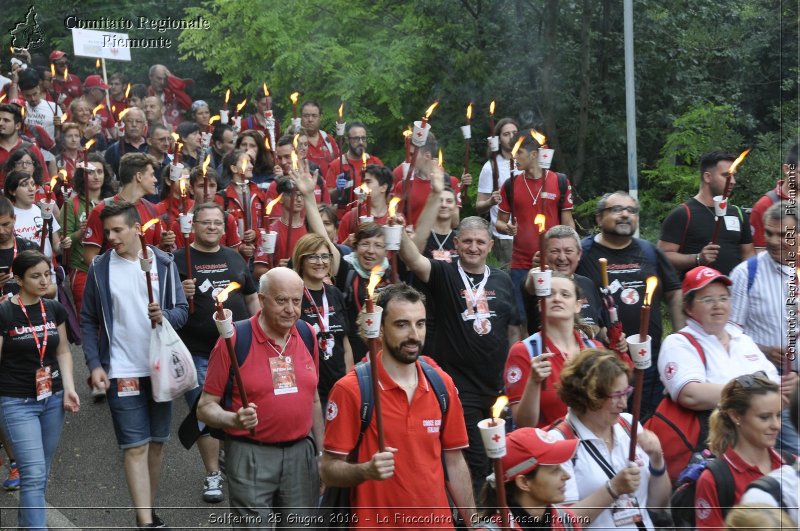 Solferino 25 Giugno 2016 - La Fiaccolata - Croce Rossa Italiana- Comitato Regionale del Piemonte