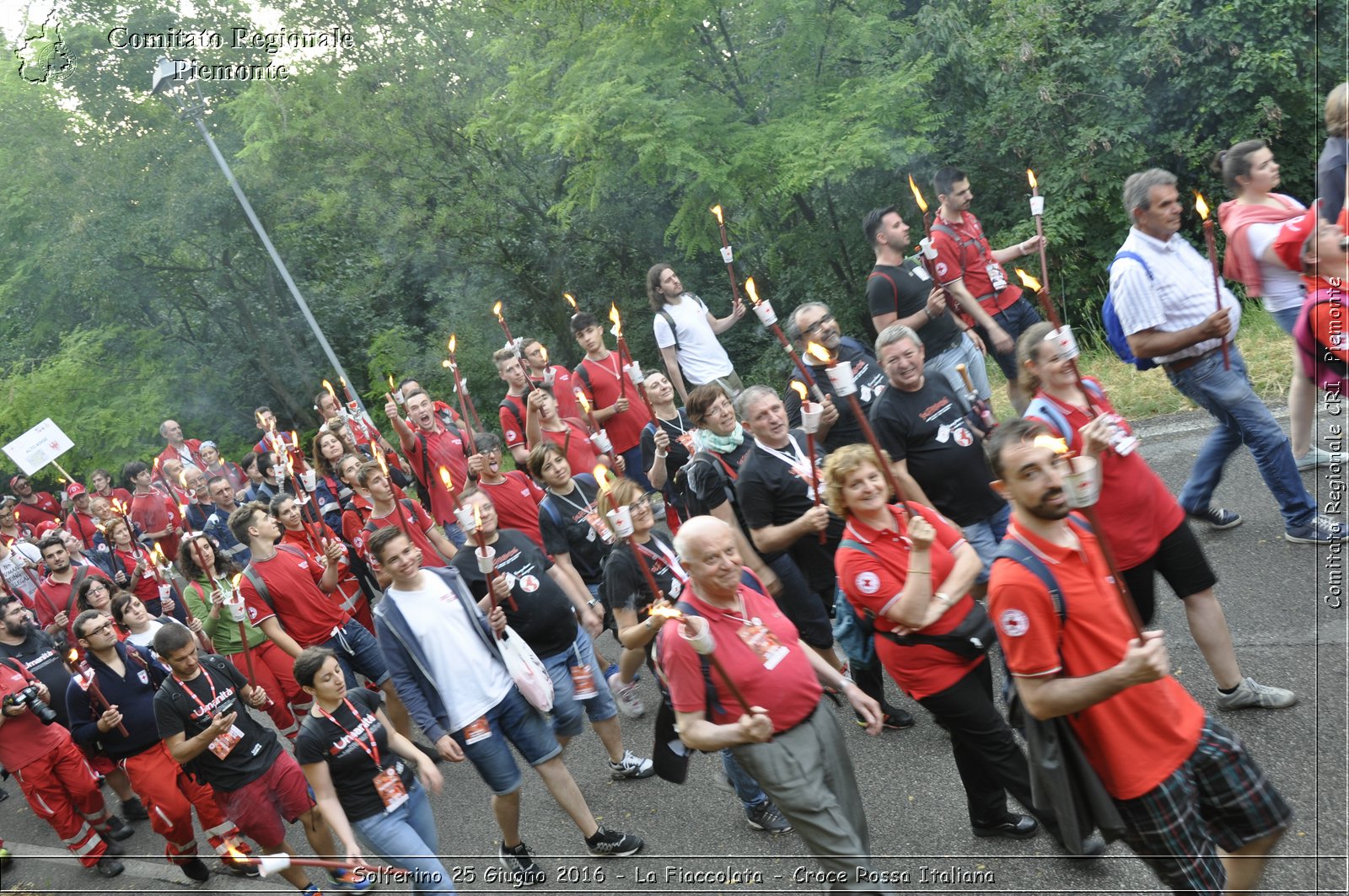 Solferino 25 Giugno 2016 - La Fiaccolata - Croce Rossa Italiana- Comitato Regionale del Piemonte