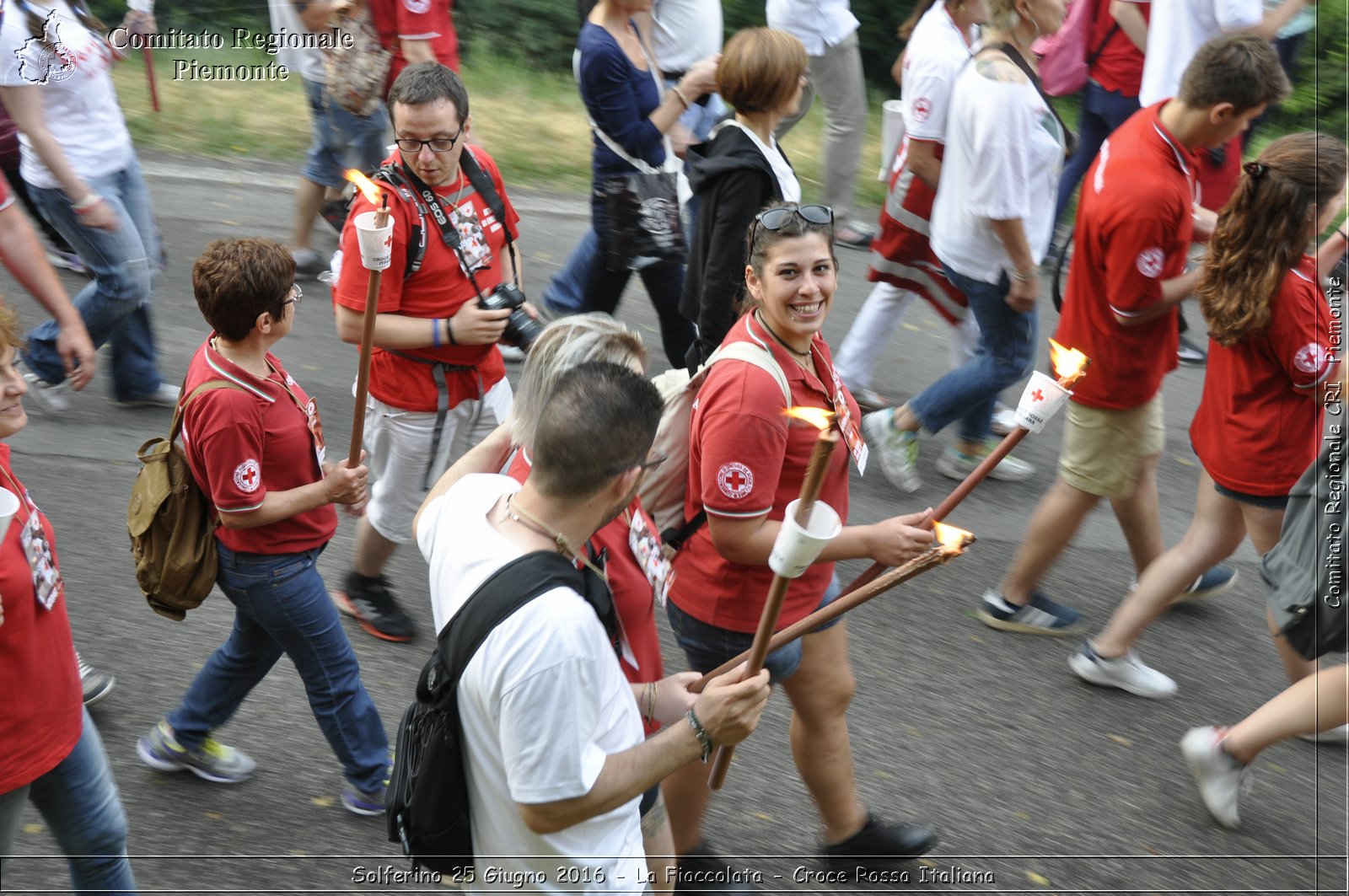 Solferino 25 Giugno 2016 - La Fiaccolata - Croce Rossa Italiana- Comitato Regionale del Piemonte