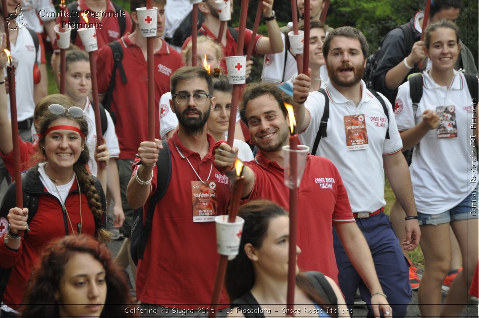 Solferino 25 Giugno 2016 - La Fiaccolata - Croce Rossa Italiana- Comitato Regionale del Piemonte