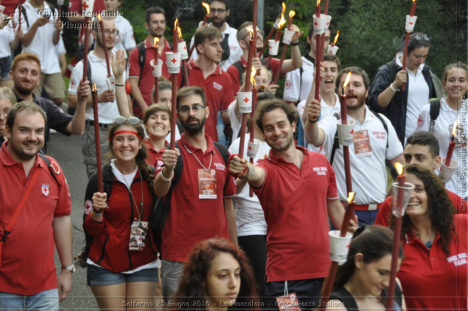 Solferino 25 Giugno 2016 - La Fiaccolata - Croce Rossa Italiana- Comitato Regionale del Piemonte