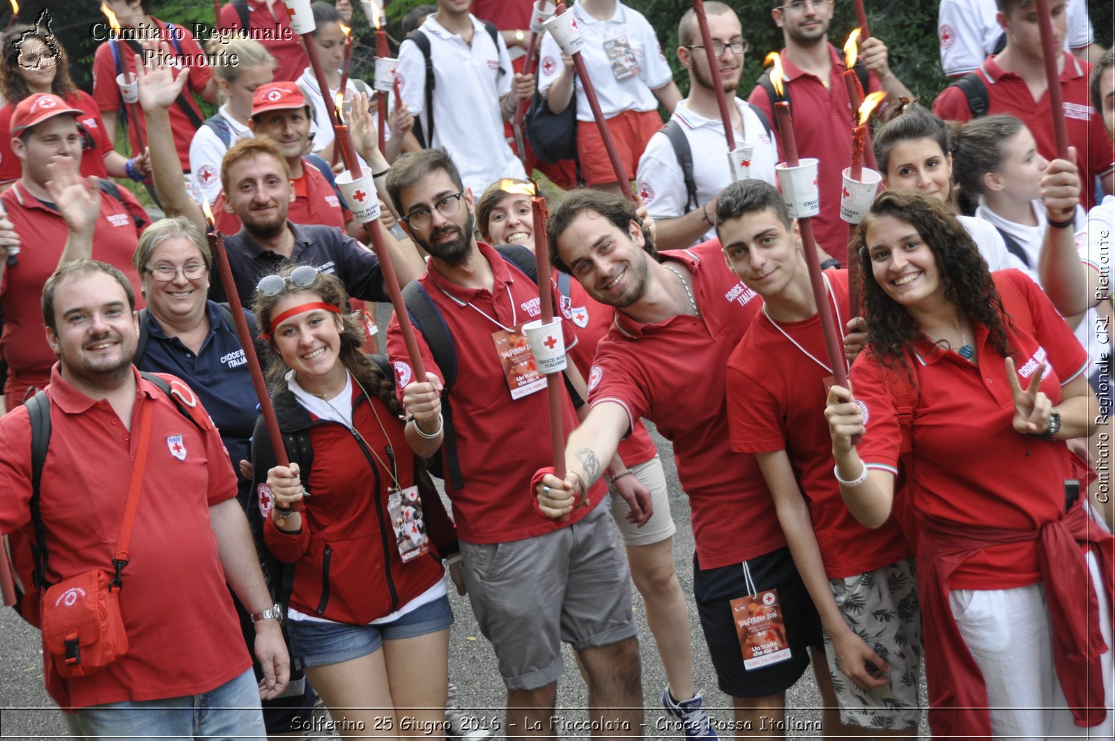 Solferino 25 Giugno 2016 - La Fiaccolata - Croce Rossa Italiana- Comitato Regionale del Piemonte