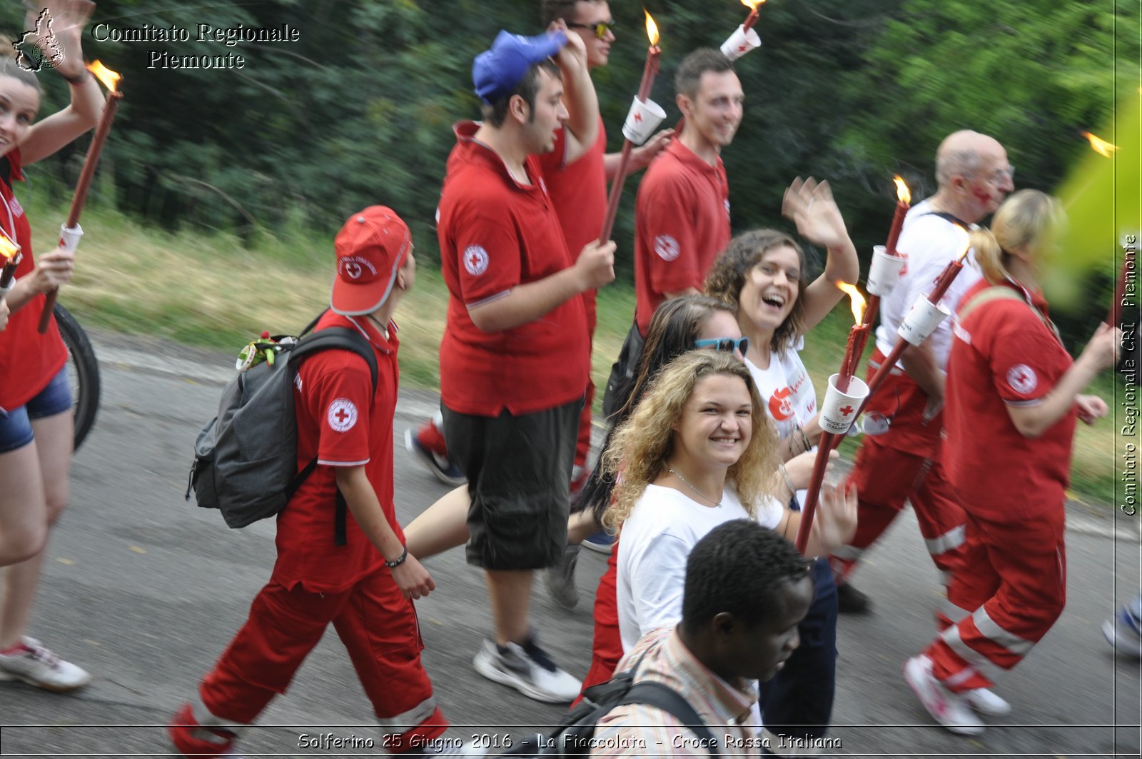 Solferino 25 Giugno 2016 - La Fiaccolata - Croce Rossa Italiana- Comitato Regionale del Piemonte