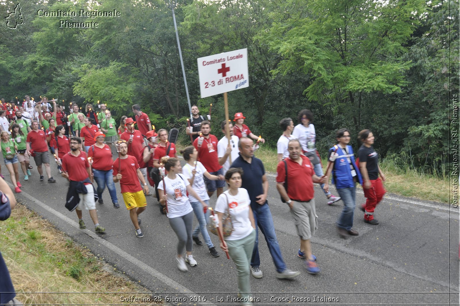 Solferino 25 Giugno 2016 - La Fiaccolata - Croce Rossa Italiana- Comitato Regionale del Piemonte