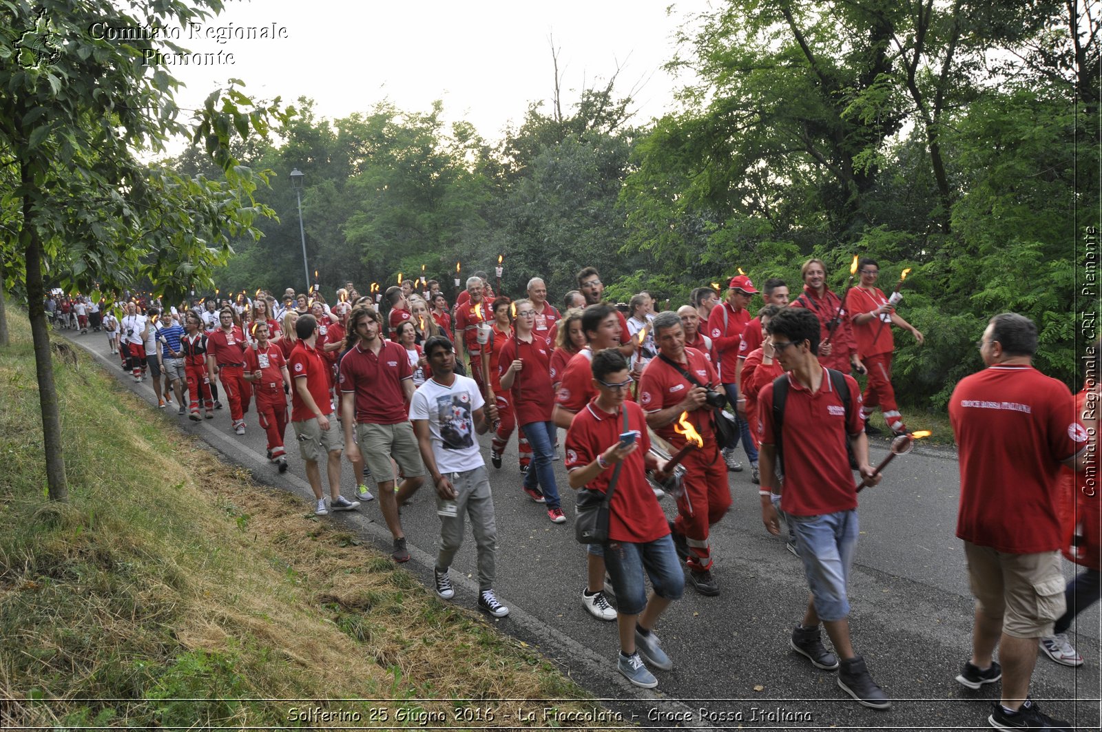 Solferino 25 Giugno 2016 - La Fiaccolata - Croce Rossa Italiana- Comitato Regionale del Piemonte