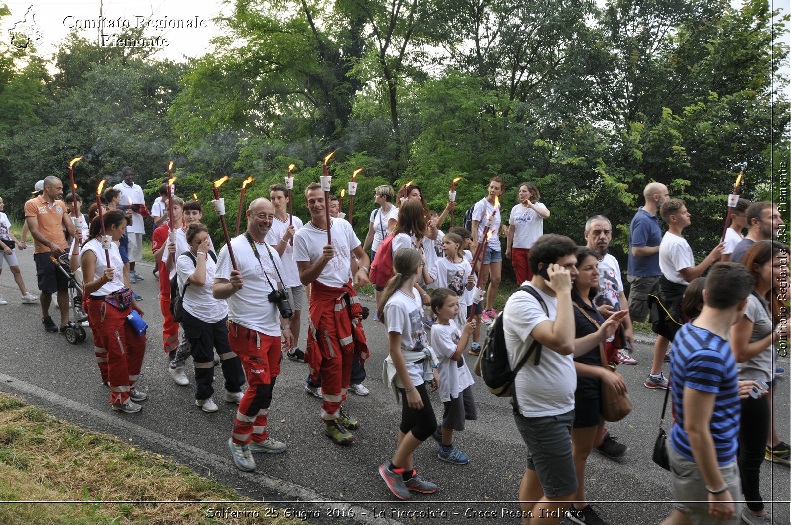 Solferino 25 Giugno 2016 - La Fiaccolata - Croce Rossa Italiana- Comitato Regionale del Piemonte