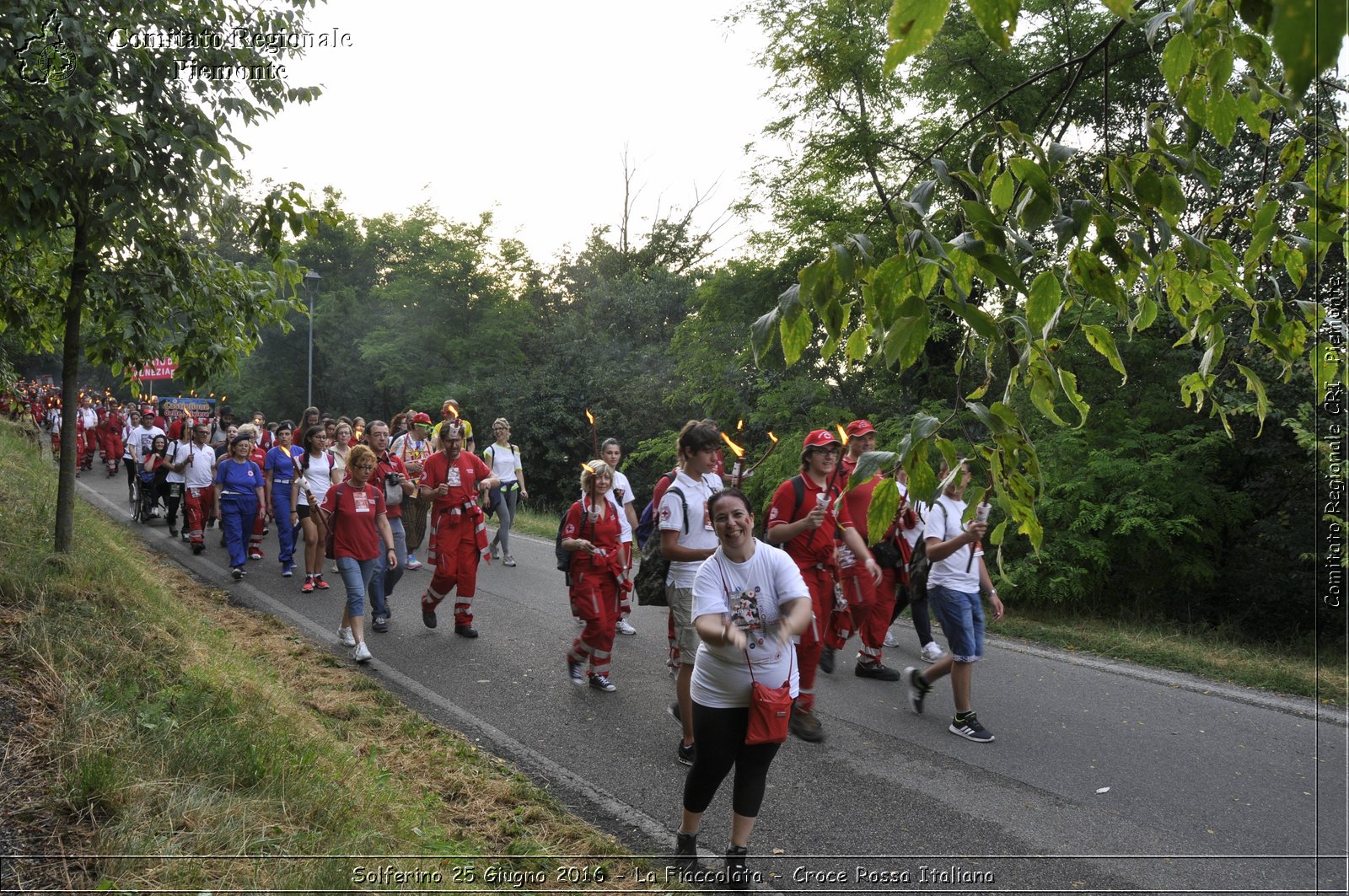 Solferino 25 Giugno 2016 - La Fiaccolata - Croce Rossa Italiana- Comitato Regionale del Piemonte