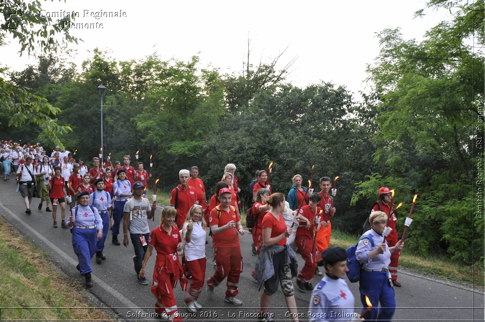 Solferino 25 Giugno 2016 - La Fiaccolata - Croce Rossa Italiana- Comitato Regionale del Piemonte